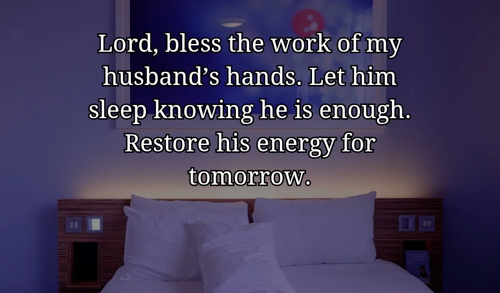 Good Night Prayer for Him (Husband, Boyfriend)