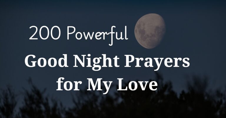 200+ Good Night Prayers & Blessings for Love, Him, Her, Husband, Wife & Boyfriend