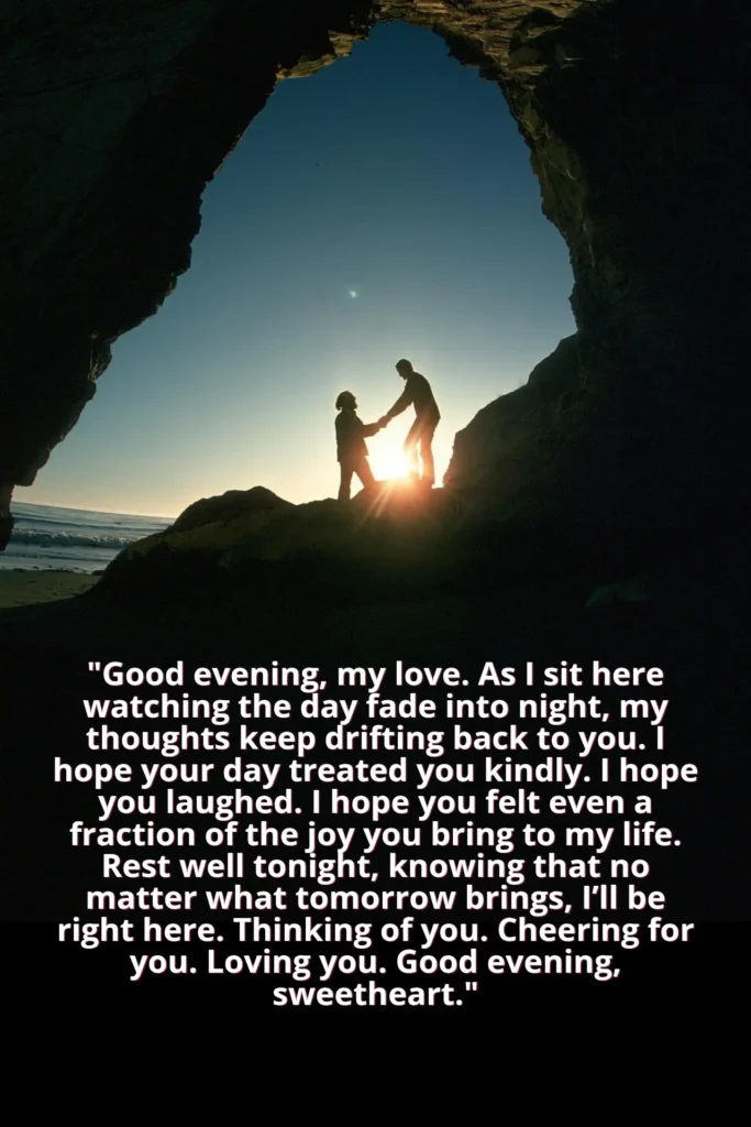 Long Romantic Paragraphs to Send Before Bed