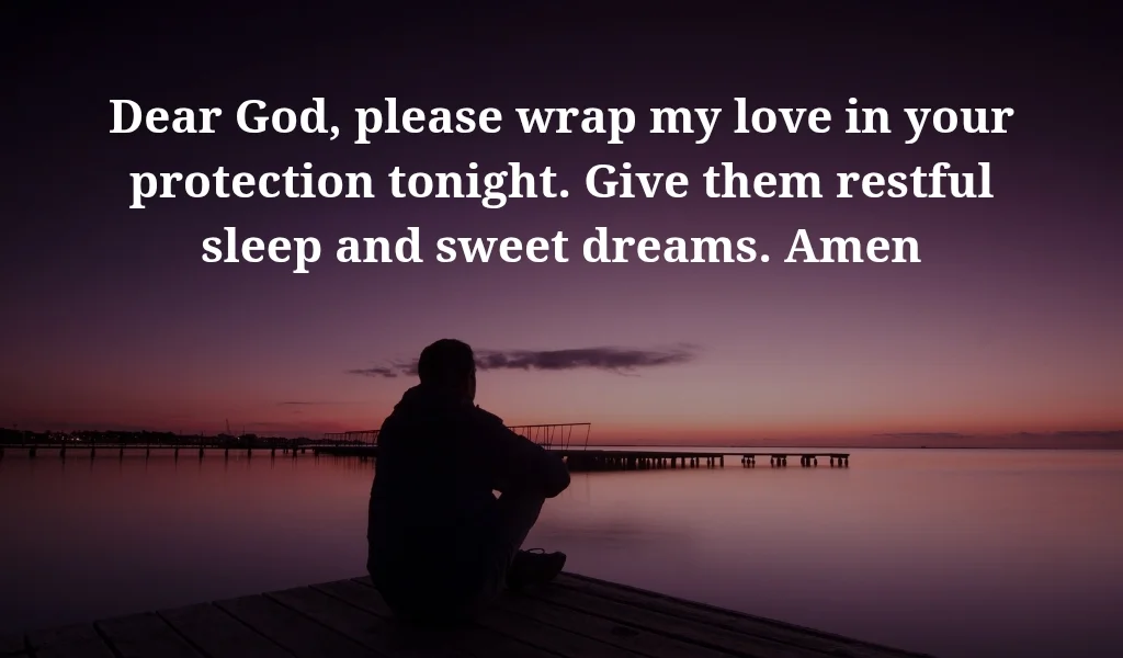 Short Good Night Prayers for My Love