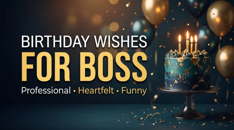 Birthday Wishes for Boss