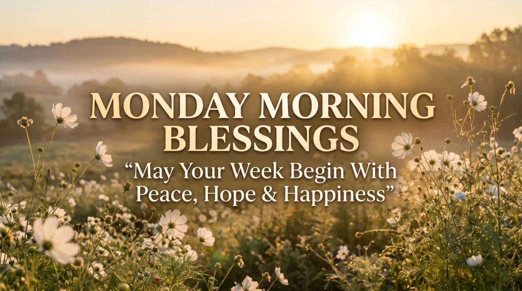 Blessings Monday Morning 50+ Beautiful Wishes, Prayers, and Quotes