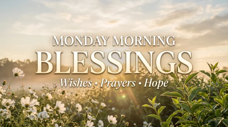 Blessings Monday Morning 50+ Beautiful Wishes, Prayers, and Quotes