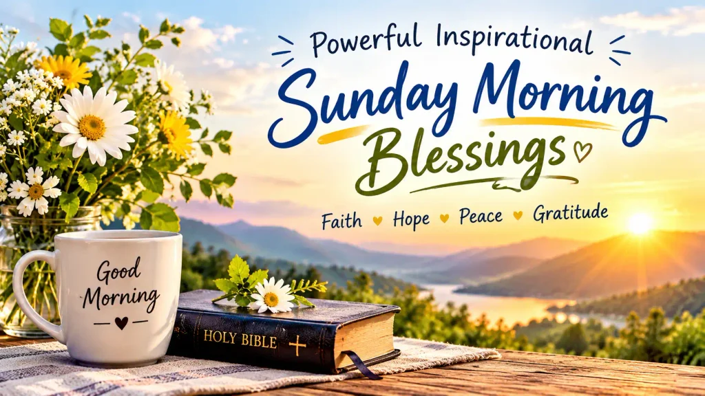 Short Inspirational Sunday Blessings